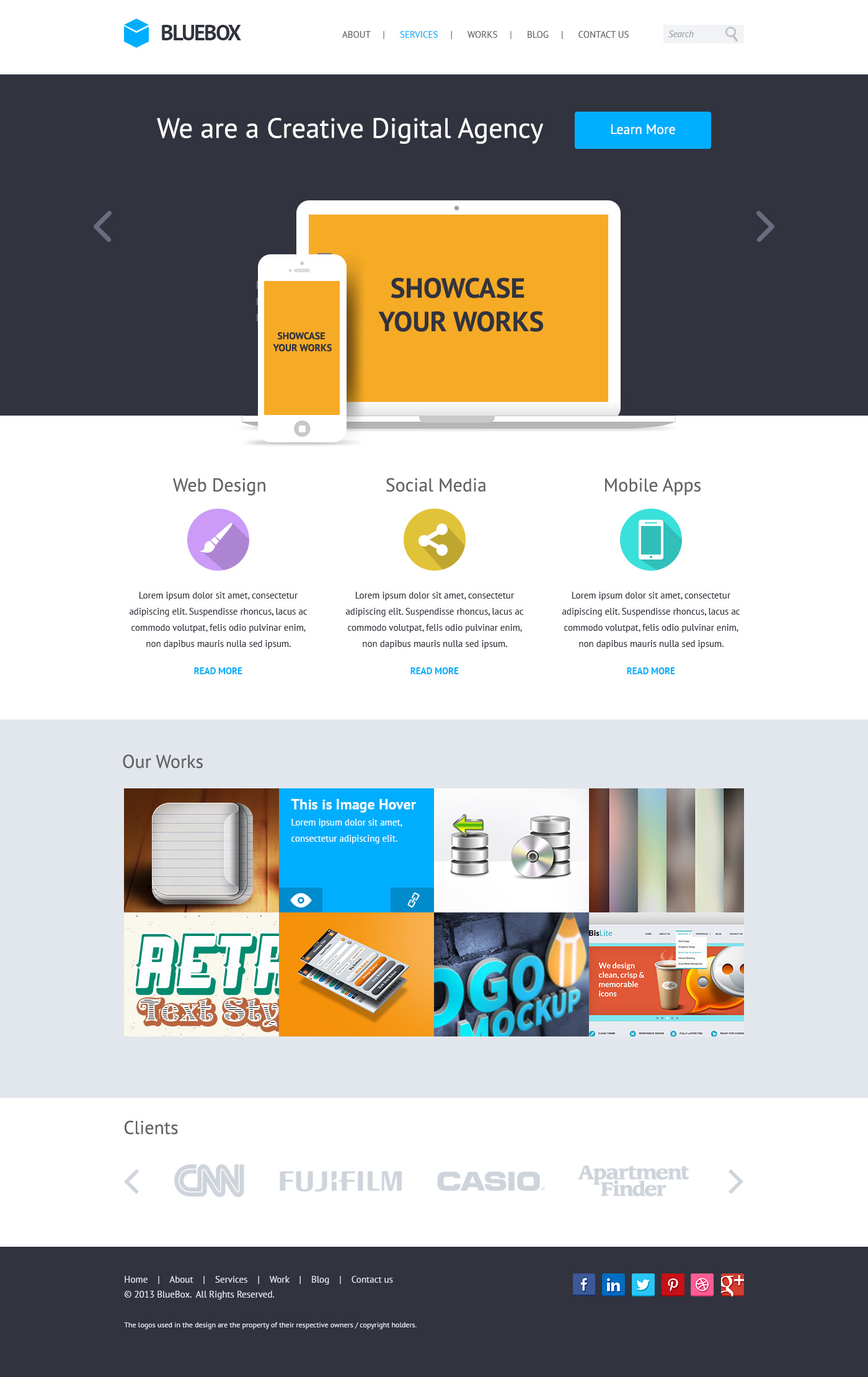 Graphic Design Website Templates