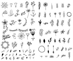 Hand-Drawn Vector Elements Kit & 15 Bonus Logos - Vol.1 - Graphicsfuel