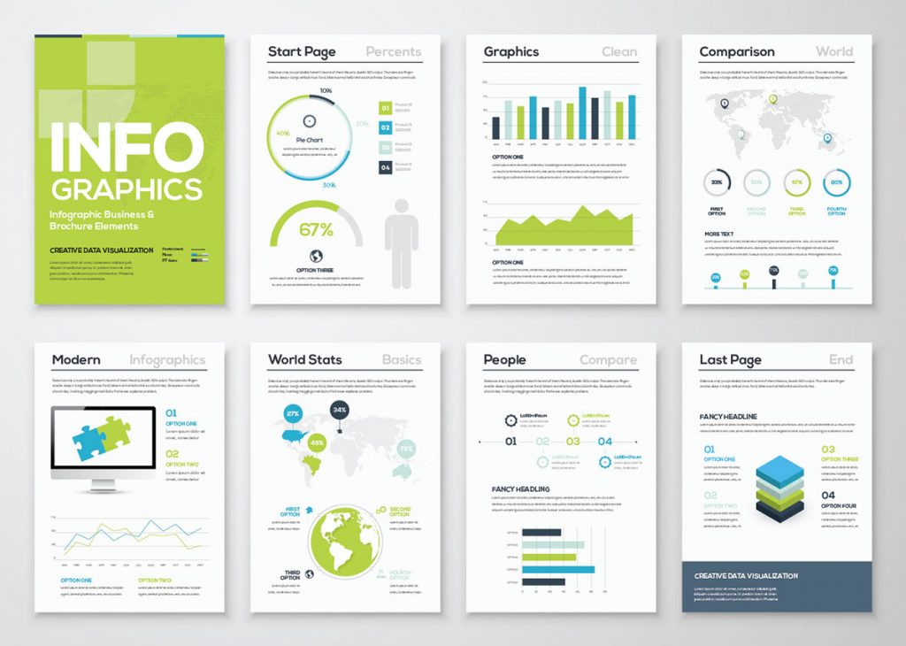 Free Infographic Brochure Template - GraphicsFuel