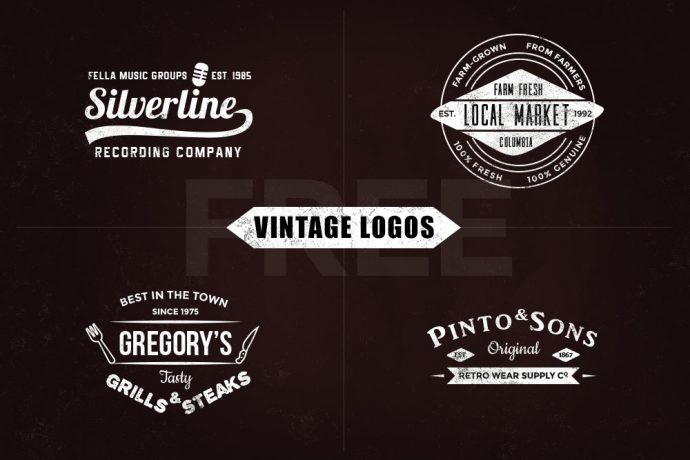 free vintage logo templates for photoshop elements