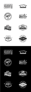 Vintage Logo Templates - Vol.1 - GraphicsFuel