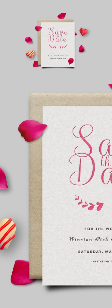 Download Save The Date Invitation Card Mockup PSD - GraphicsFuel