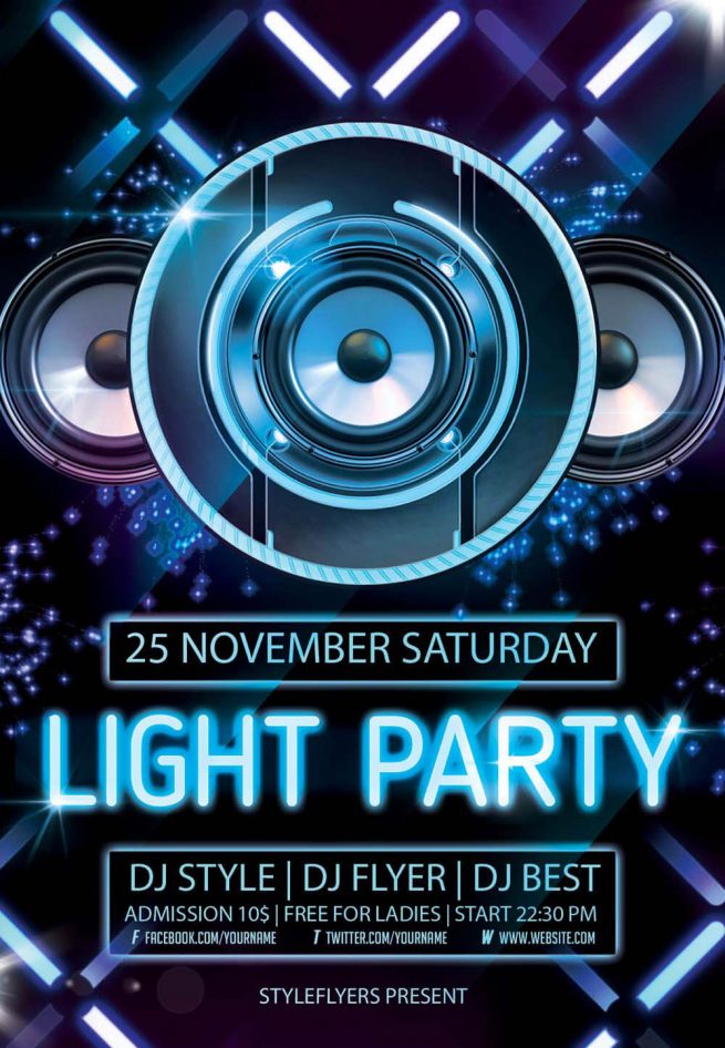 Download New Party Season Free PSD Flyer Templates - GraphicsFuel