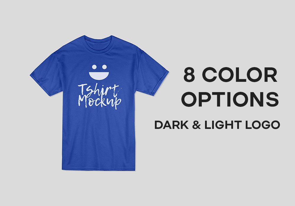 Cotton T-Shirt Mockup PSD - GraphicsFuel