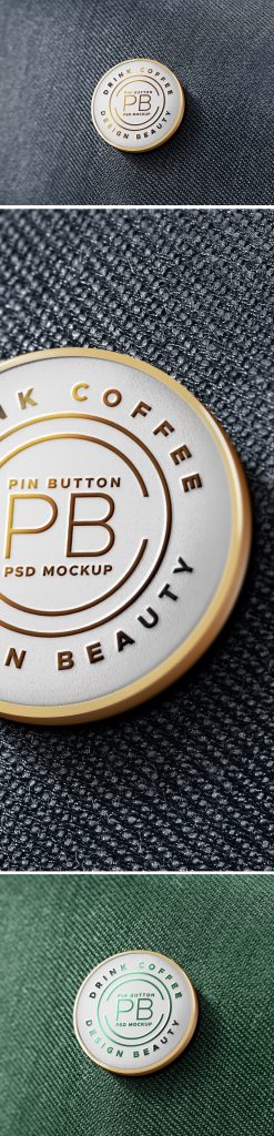 Download Metal Pin Badge PSD Mockup - GraphicsFuel