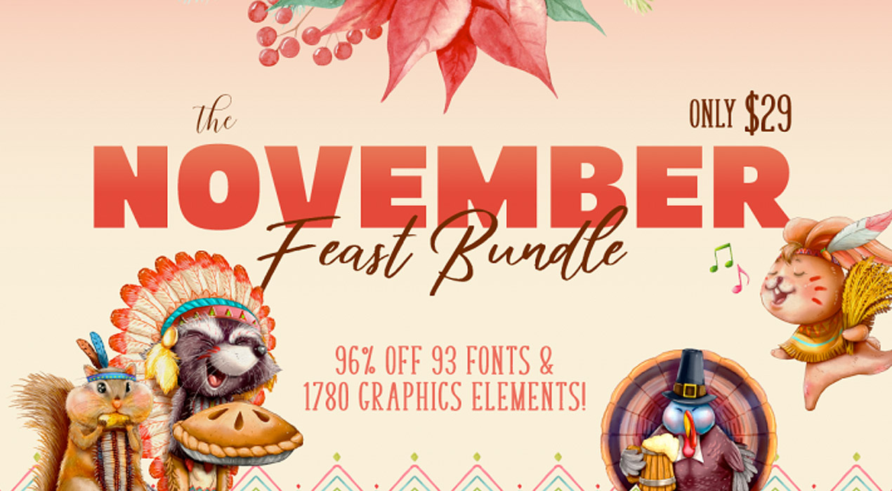 November Fonts & Design Bundle