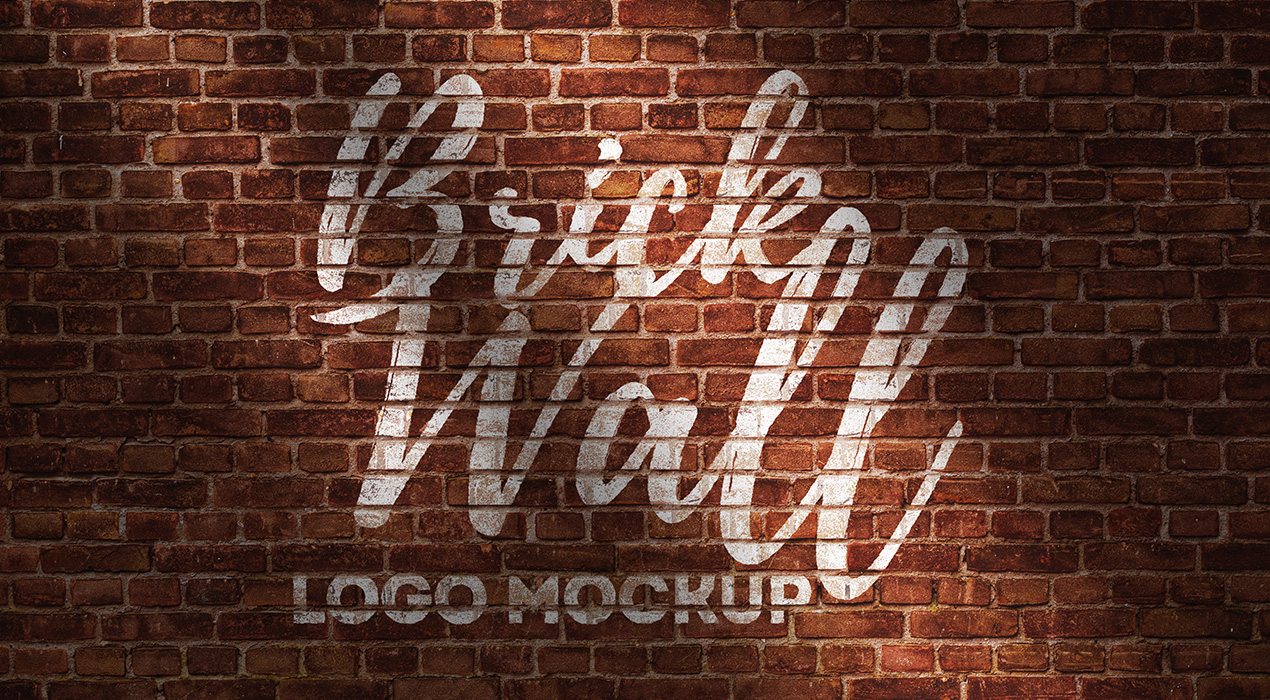 Download Brick Wall Logo Mockup - GraphicsFuel