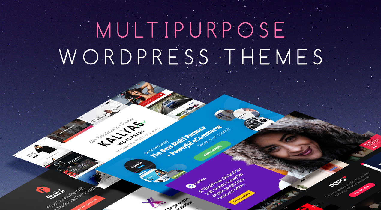 Multipurpose WordPress Themes To Build Cool Websites - GraphicsFuel