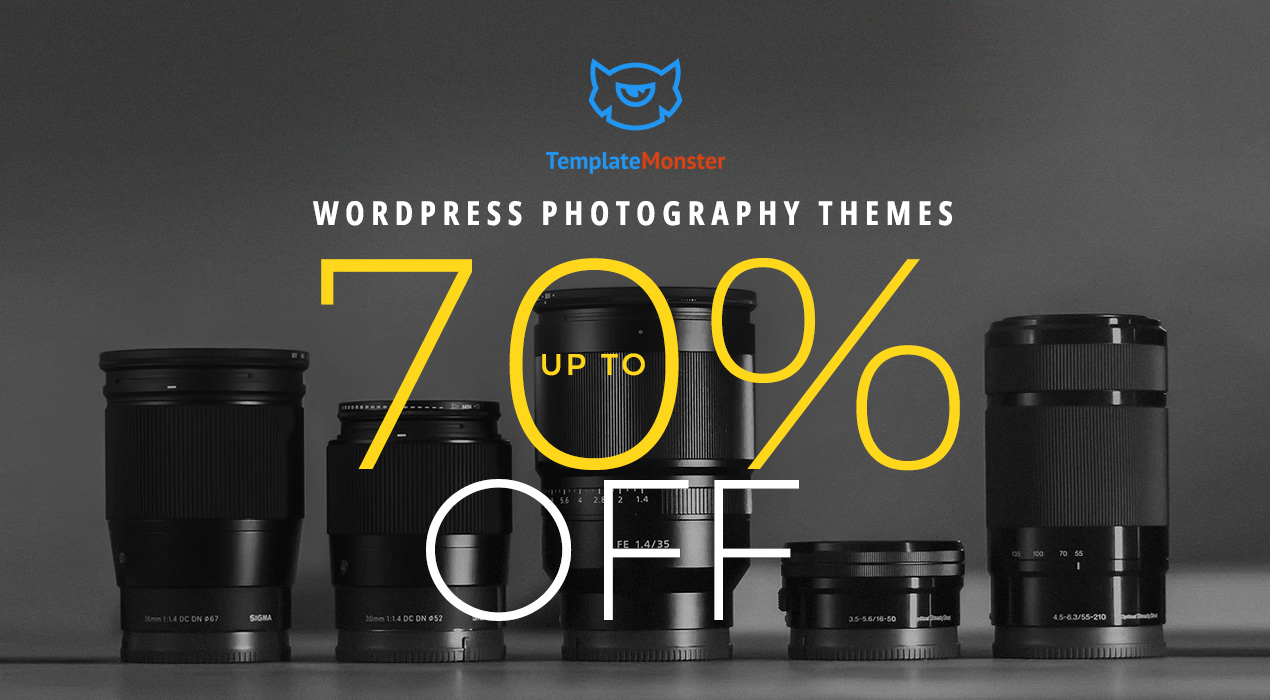 Wordpress Photography Themes - 70% Off