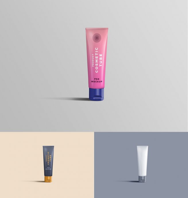 Download Cosmetic Tube PSD Mockup - GraphicsFuel