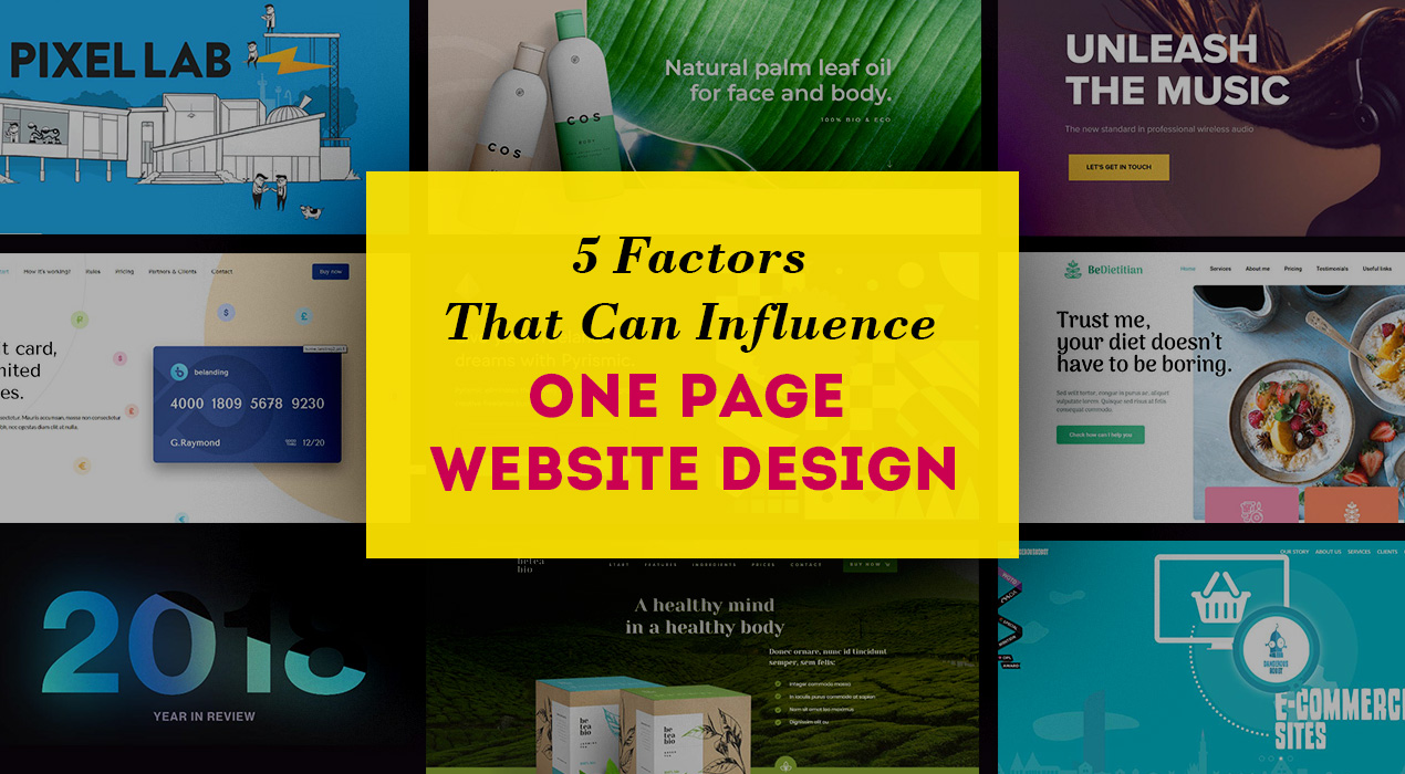 Factors Influencing One Page Websites