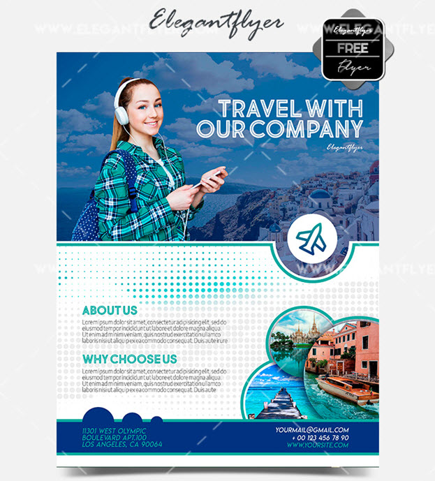 Travel Agency – Free PSD Flyer Template