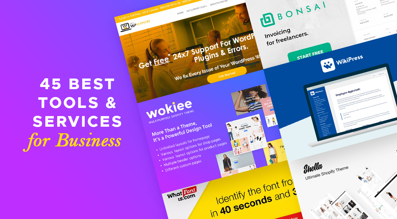 45 Tools & Services For Business