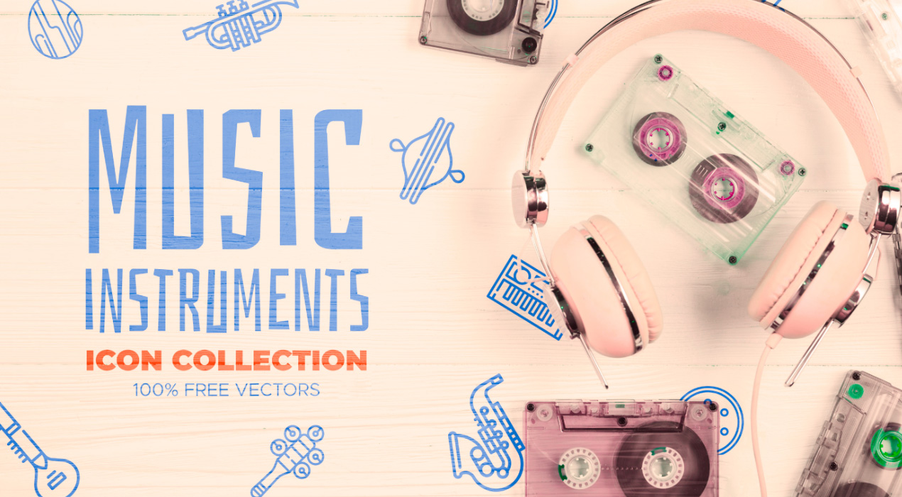 Free Music Instruments Icons