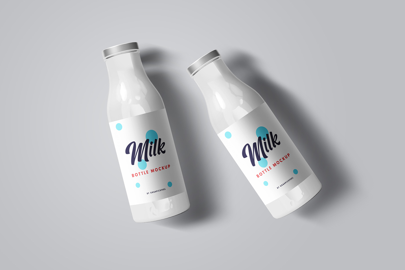 Download Milk Bottle Mockup Templates