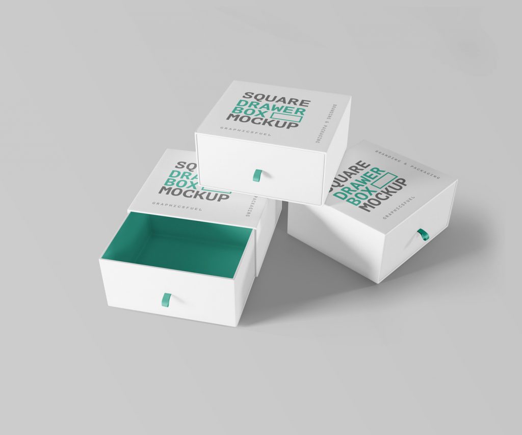 Download Sleeves Drawer Box Mockups