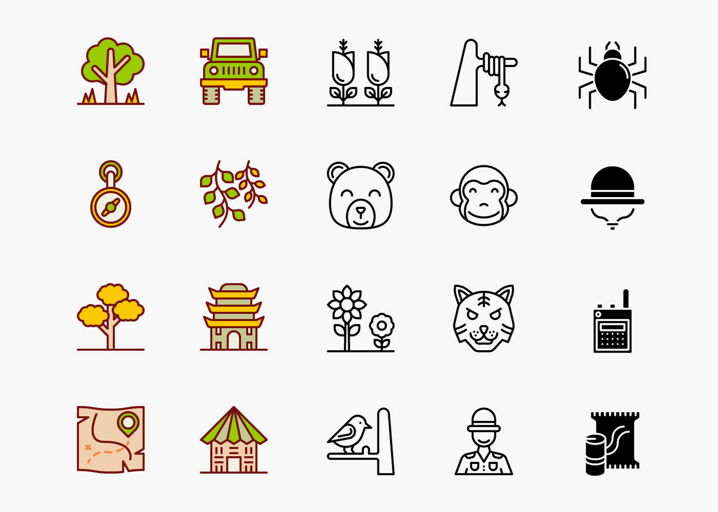 Forest Icons Pack