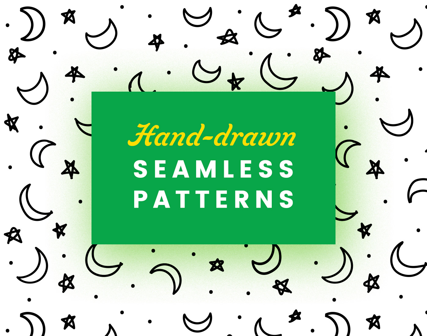 Hand-drawn Seamless Abstract Patterns