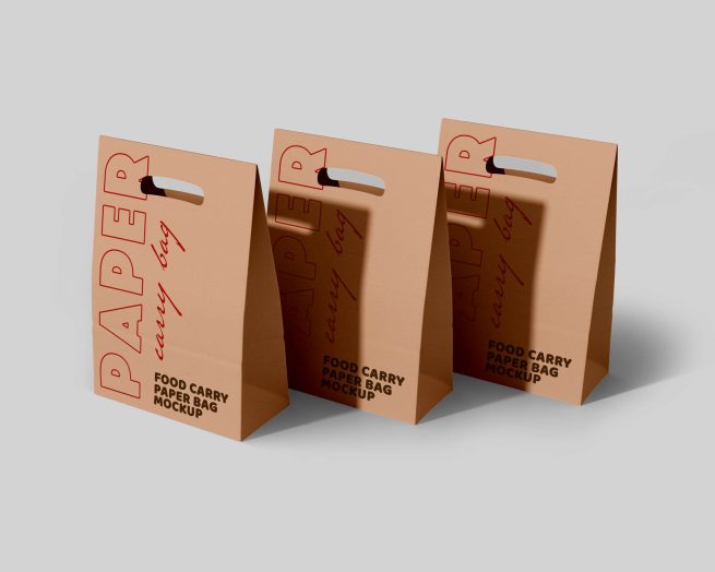 Download Paper Packaging Carry Bag Mockups - GraphicsFuel