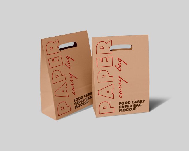 Download Paper Packaging Carry Bag Mockups - GraphicsFuel