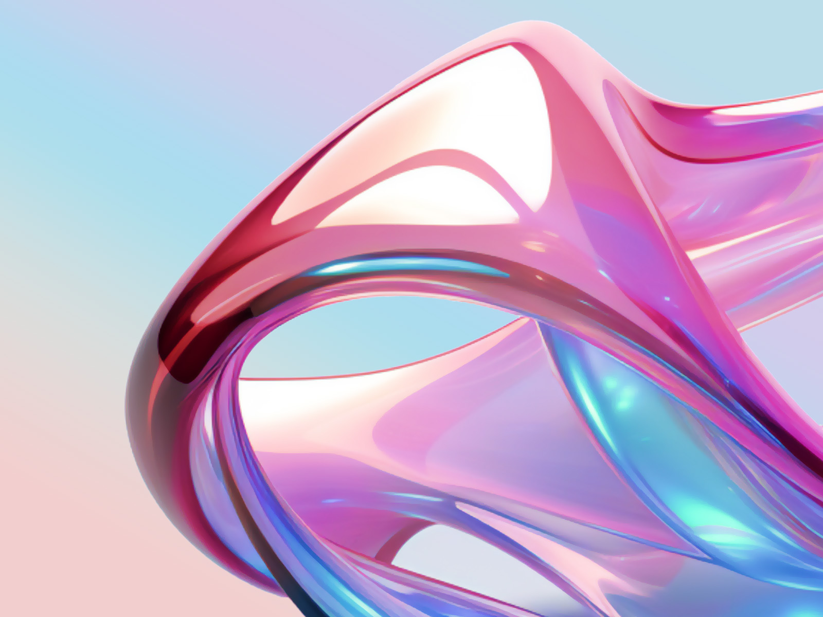 Holographic Abstract Fluid Shapes