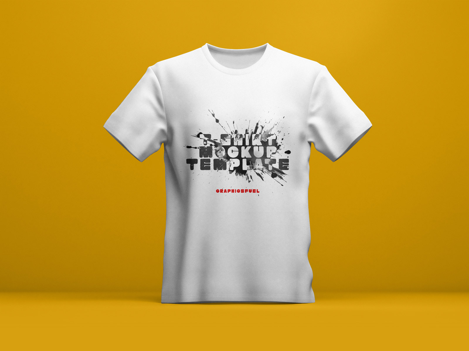 Cotton T-Shirt Mockup PSD - Graphicsfuel