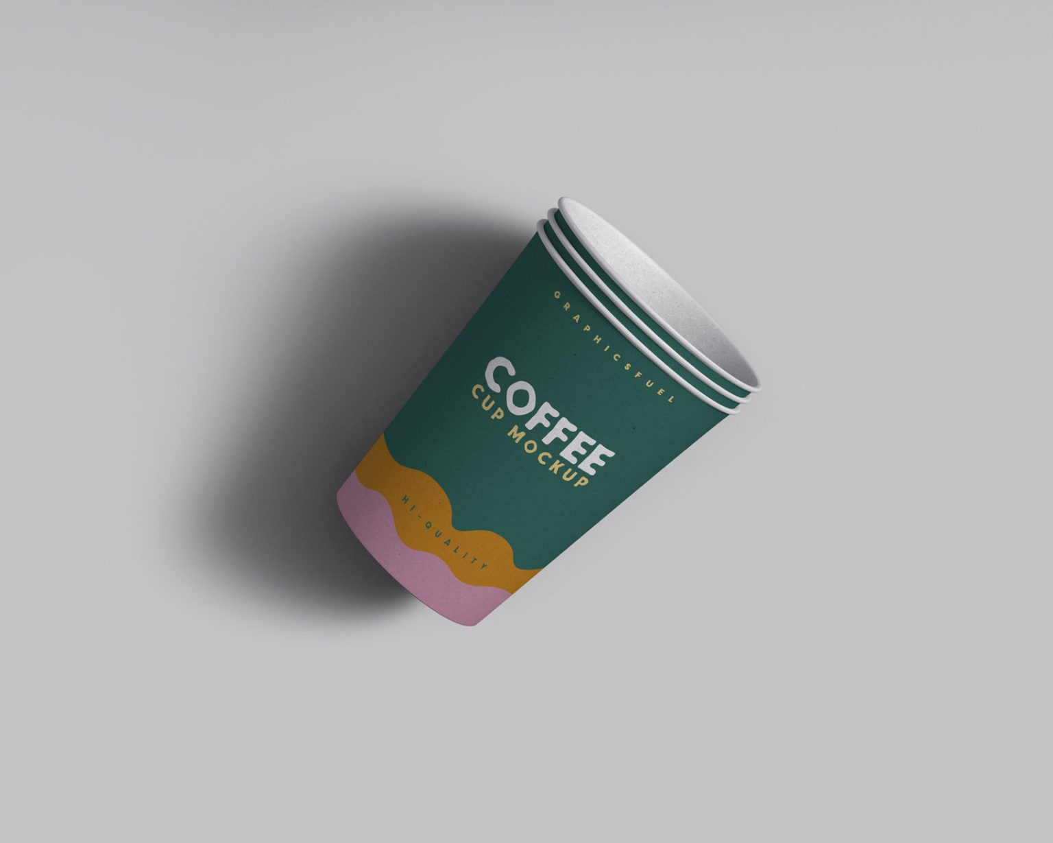 Paper Disposable Coffee Cup Mockup - Graphicsfuel