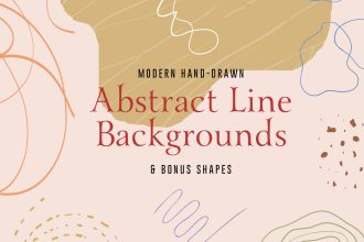 Abstract Line Backgrounds & Elements