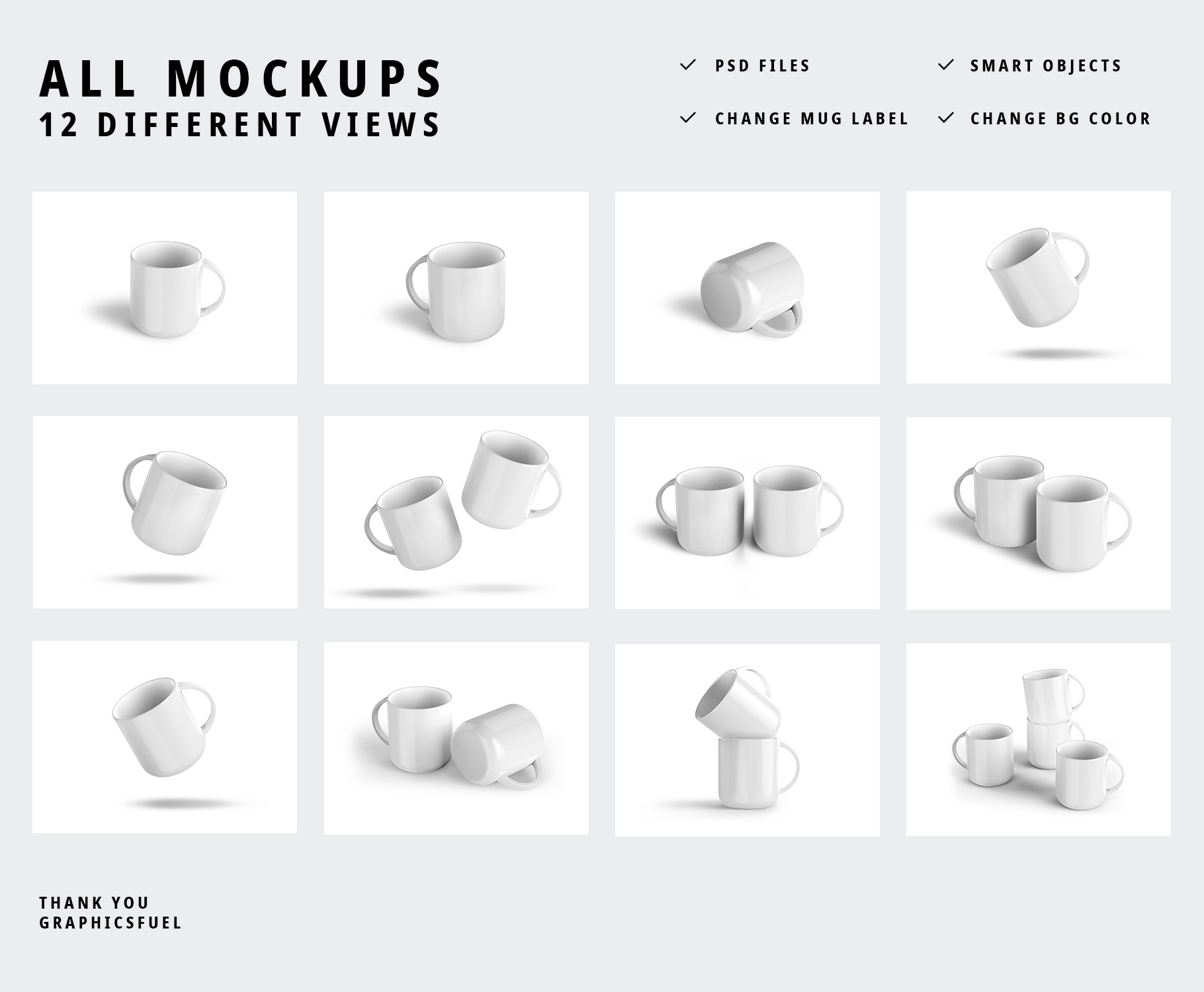 Coffee cup mockup templates