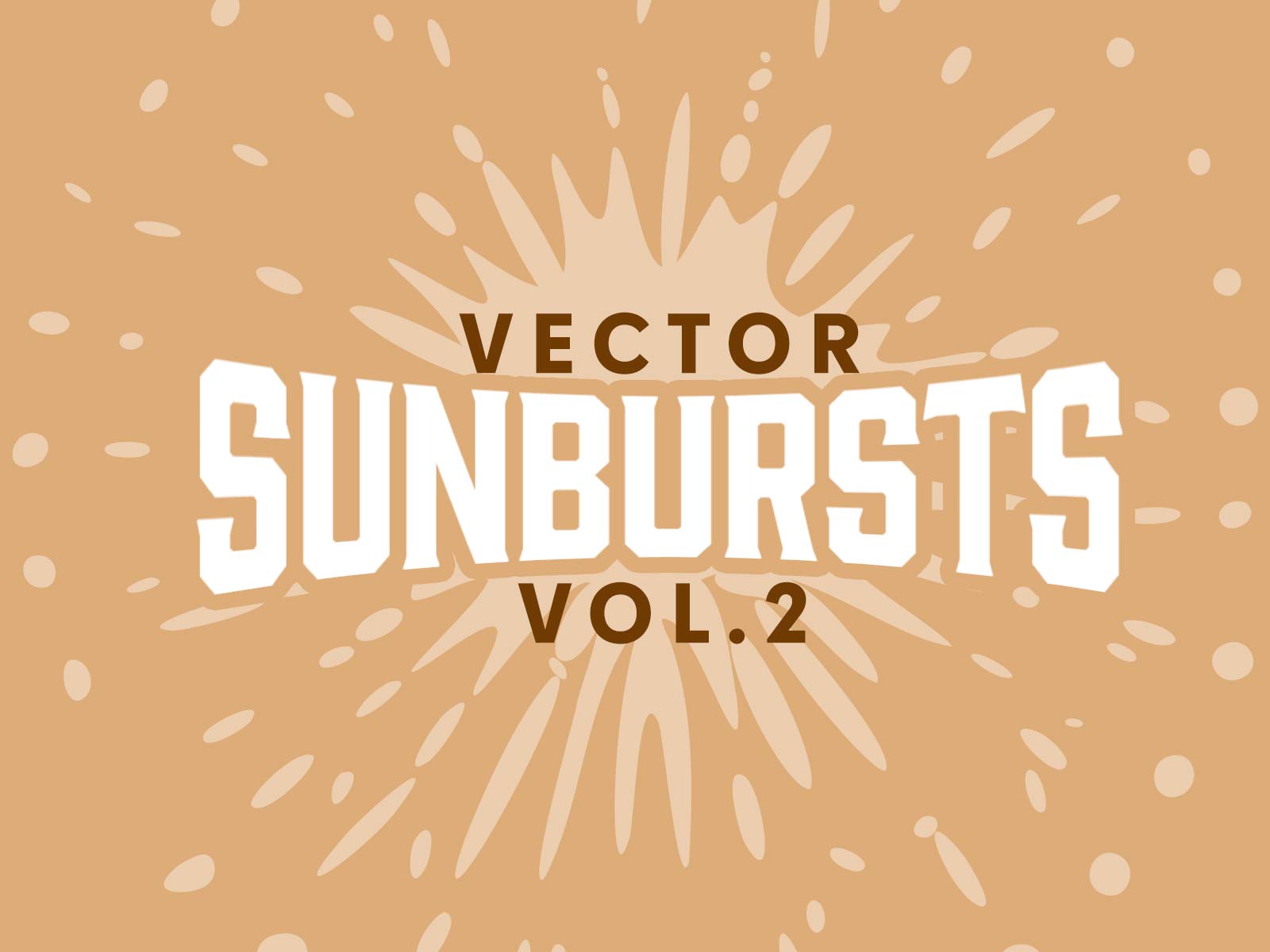 Hand Drawn Style Sunburst Vectors