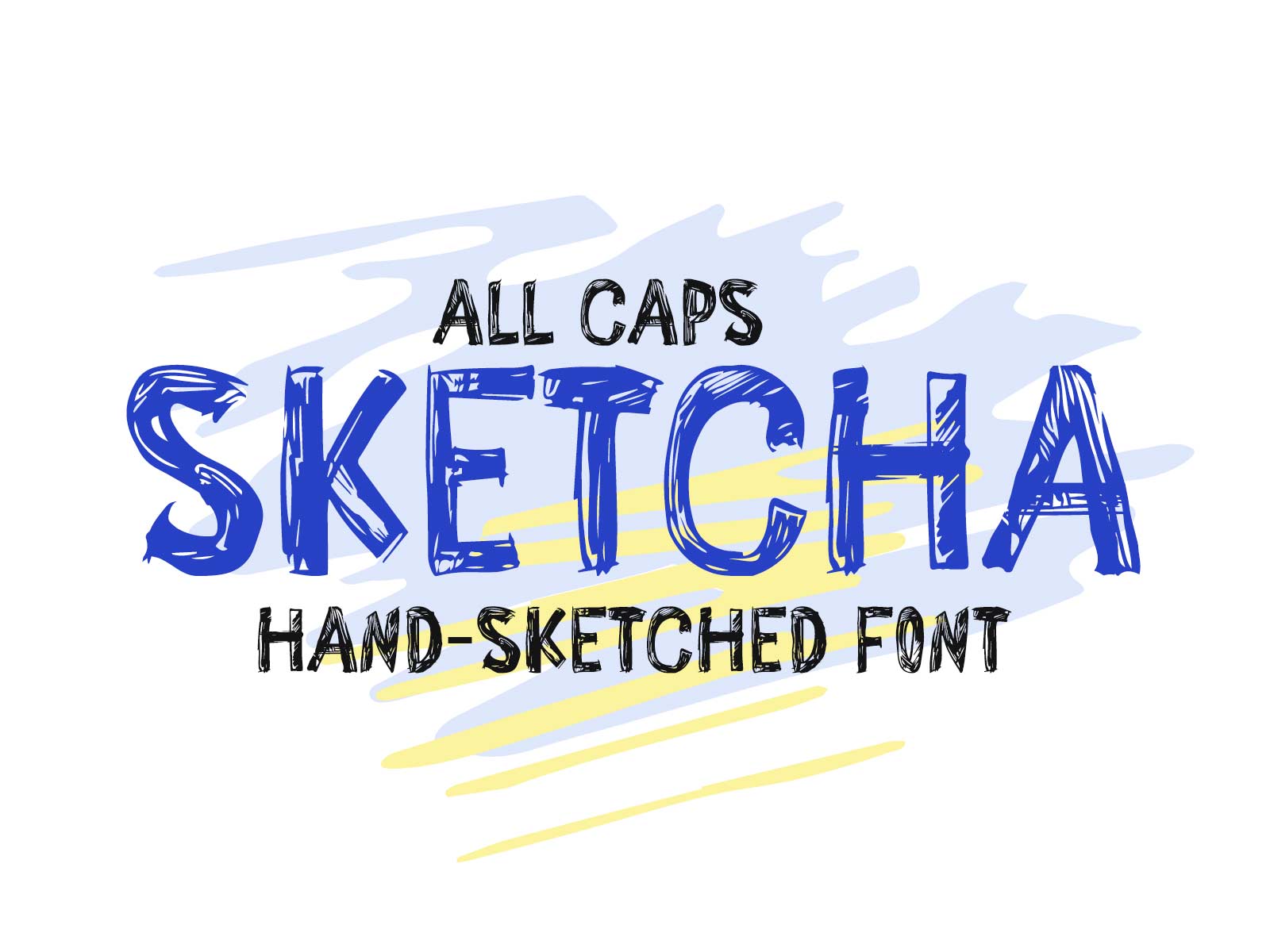 Hand-Sketched Display Font For Headings & Titles