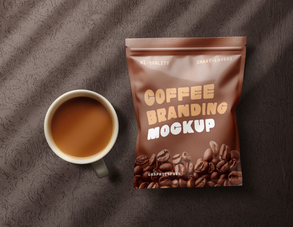 Coffee Packaging Branding Mockup