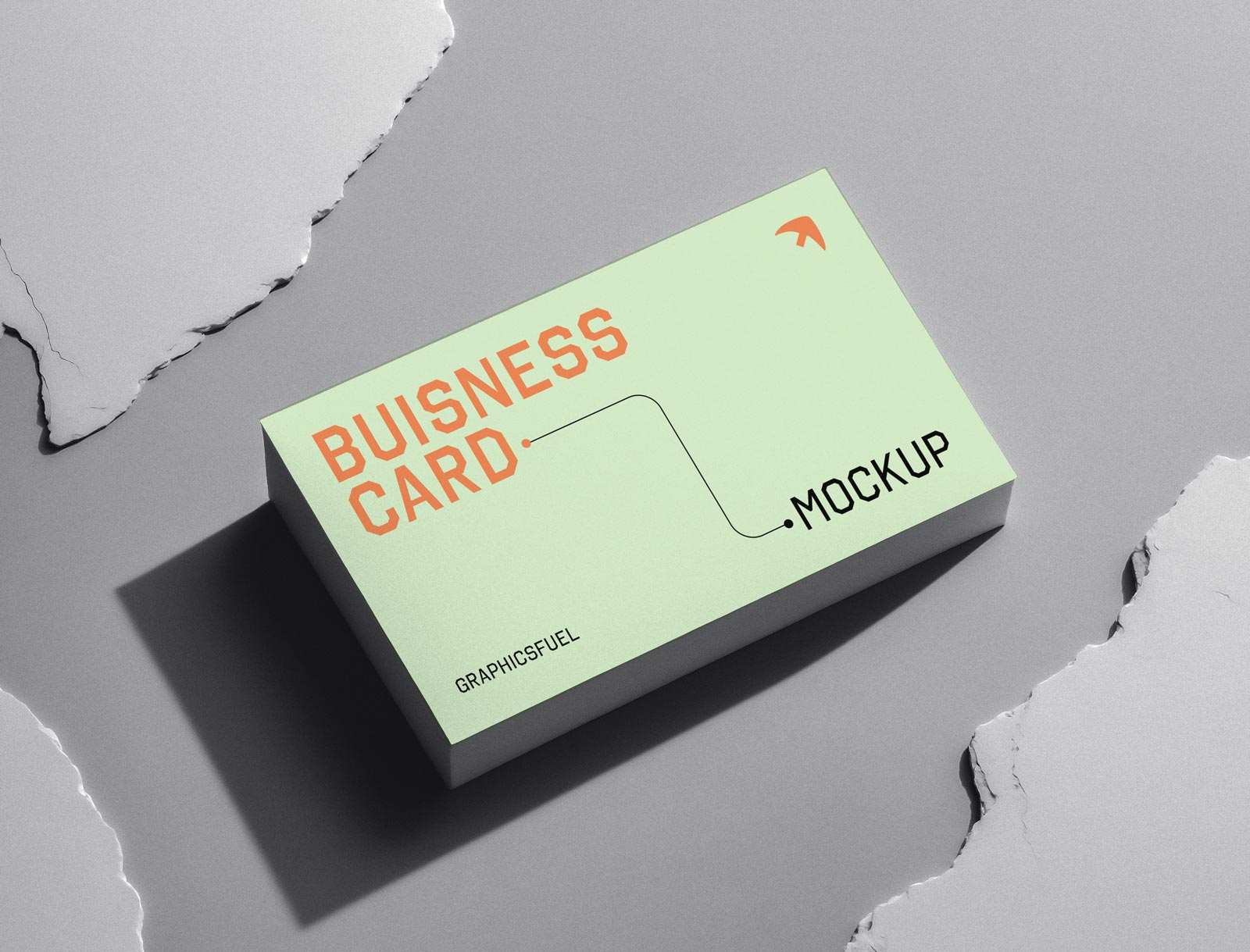 Business Card Mockup Scene