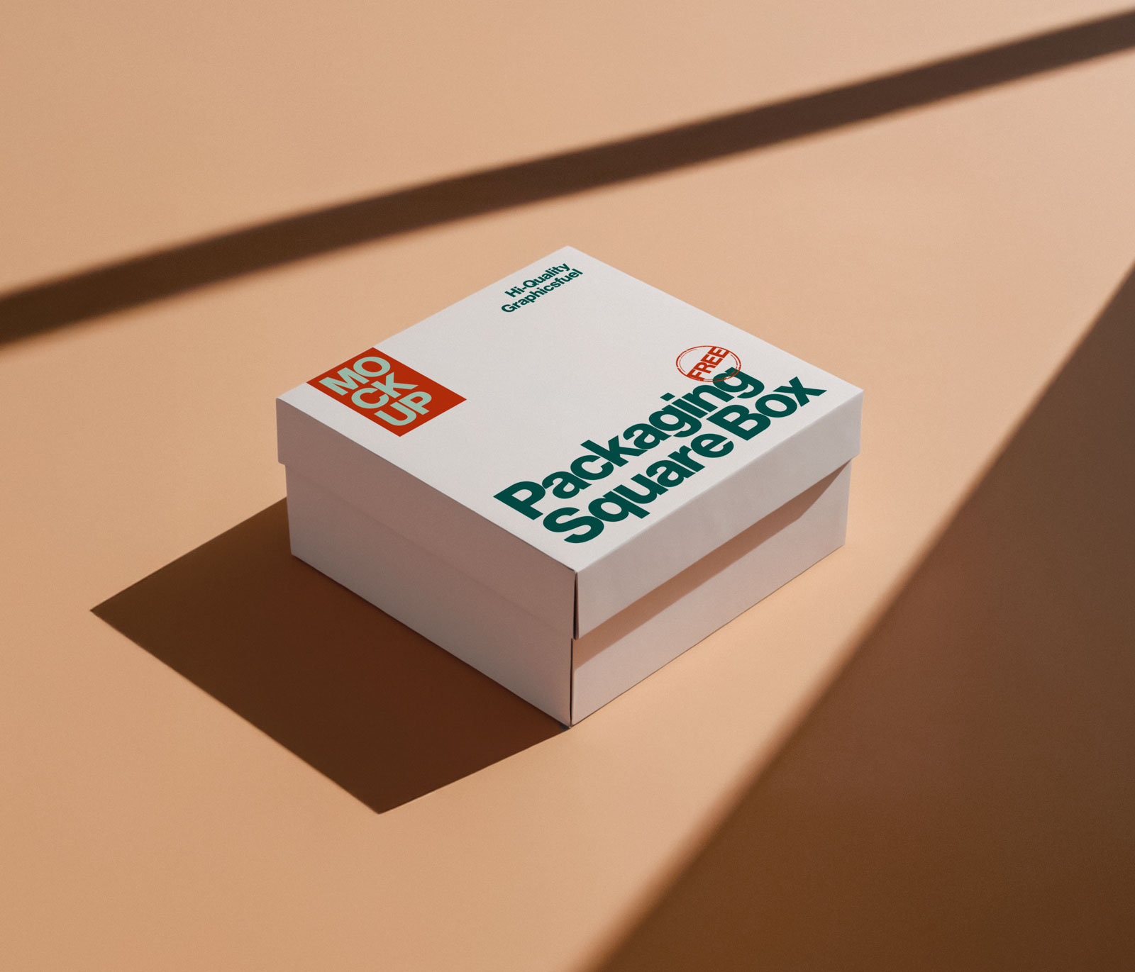 Packaging Square Box Mockup