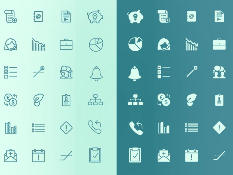 138 Free Business iOS Icons