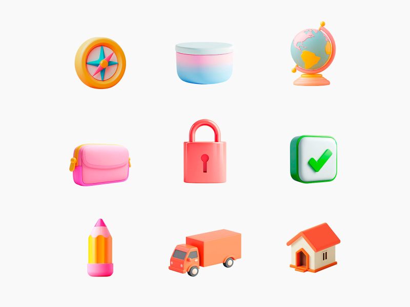 3D Icons Pack