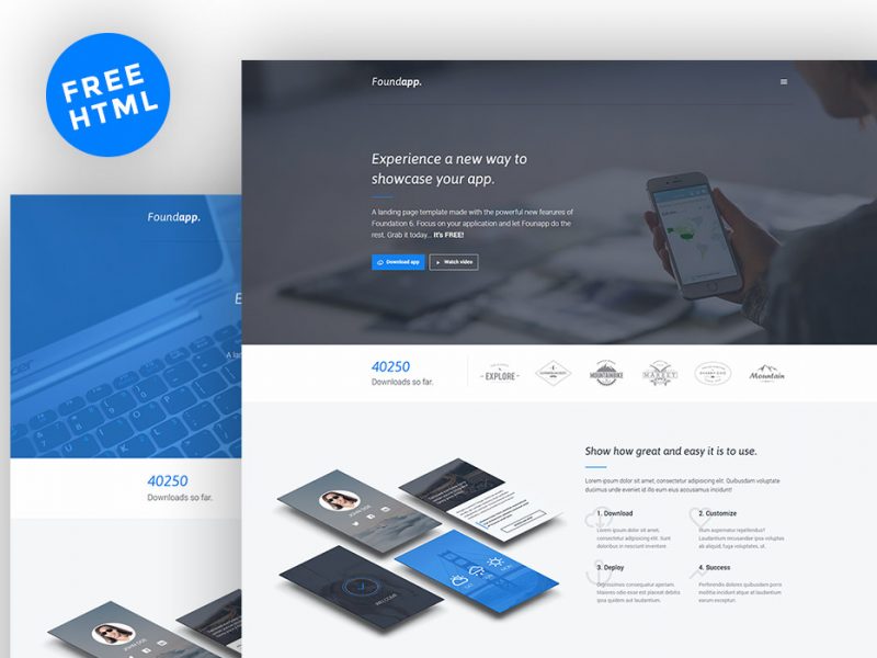 Free HTML Landing Page