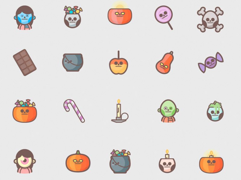 Free Halloween Icons Pack