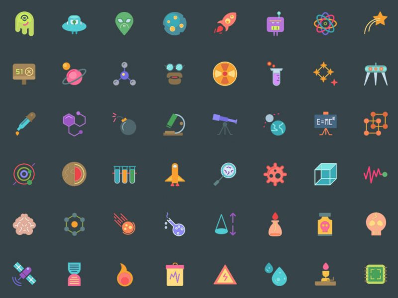 Free Science Vector Icons