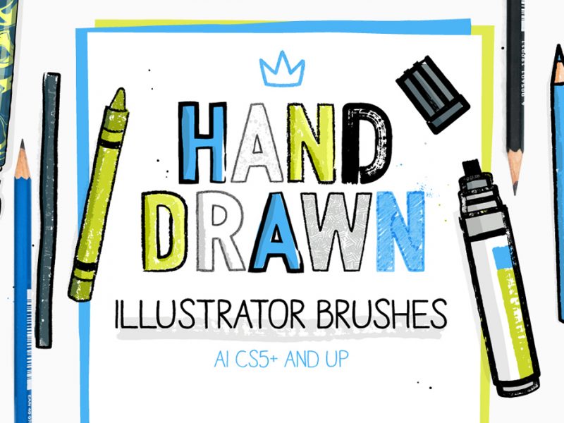 Hand-drawn Illustrator Brushes