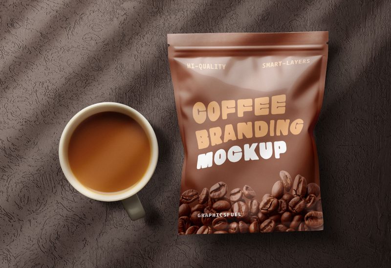 Coffee Packaging Branding Mockup