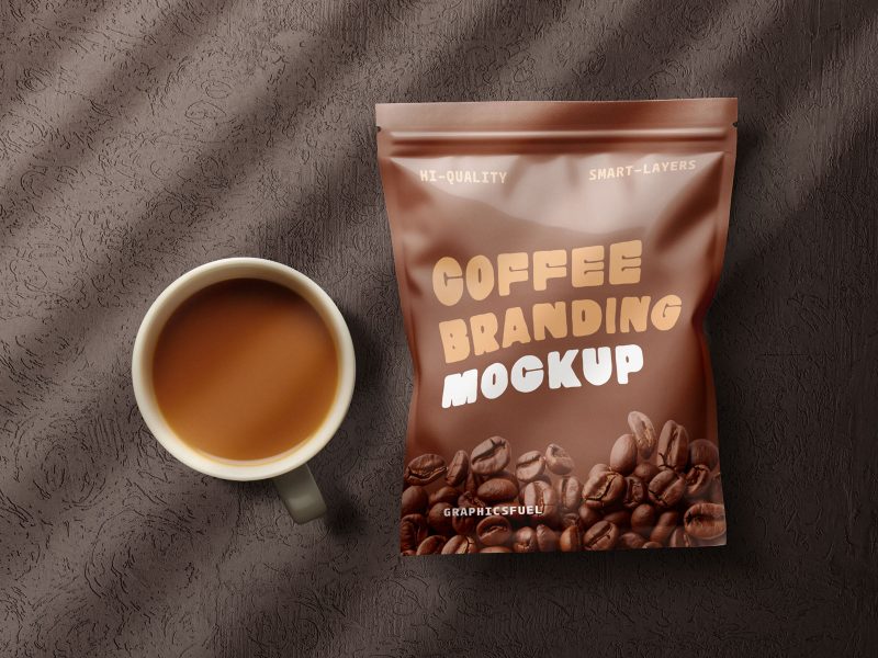 Coffee Packaging Branding Mockup