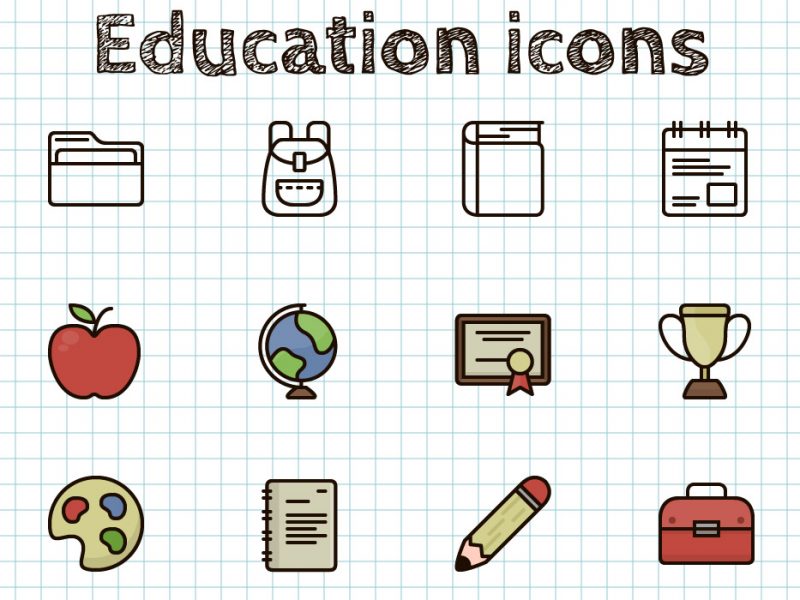 Education Vector Icons