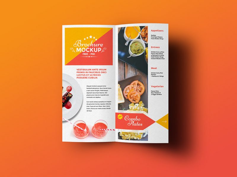 Free Bi-fold Brochure Mockup