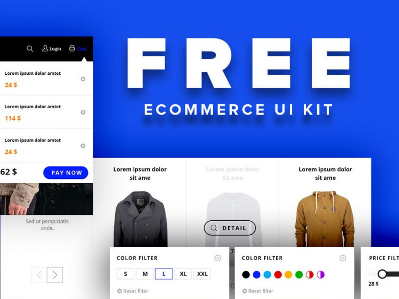 Free Ecommerce PSD Kit