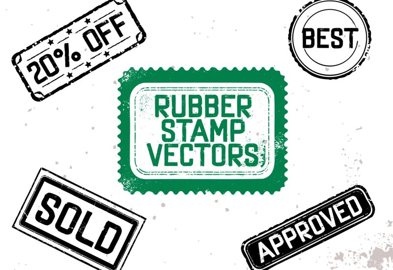 Grunge Rubber Stamp Vectors